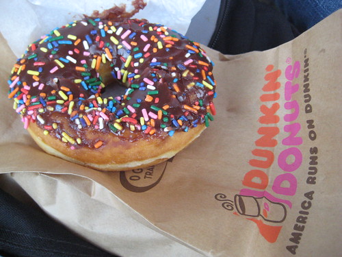 Chocolate Sprinkle Dunkin' Donut