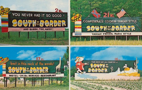South of the Border Highway Signs