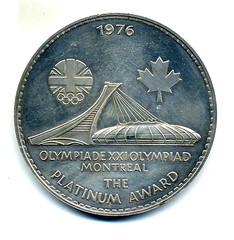 1976 British Olympic Association medal (reverse)