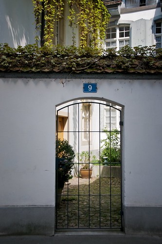 Iron gate courtyard *9* by Mark Heine Photos