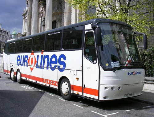 Eurolines Bova at St Pauls, London.  AB 2009-5, Minsk, Belarus. , ,  ©  Sludge G