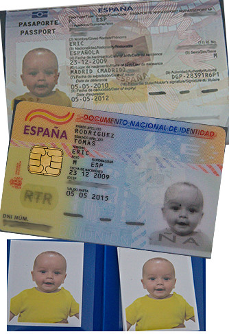 Eric ya tiene DNI y pasaporte