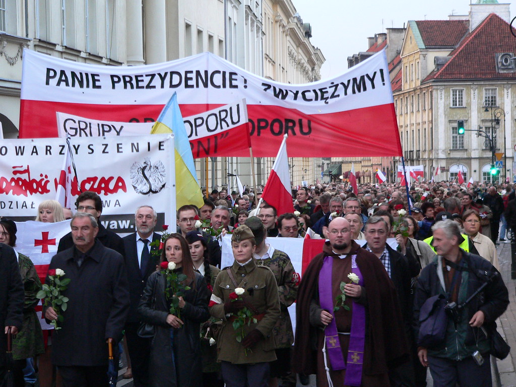 10.05.10, Warszawa, Marsz Pamięci