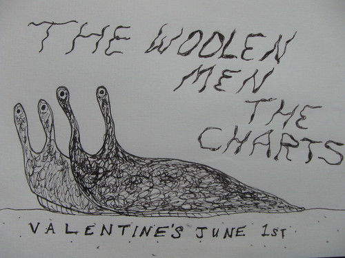 Woolen Men and Charts at Valentine's June 1st