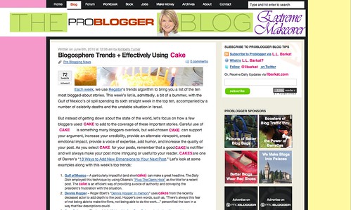 problogger new site