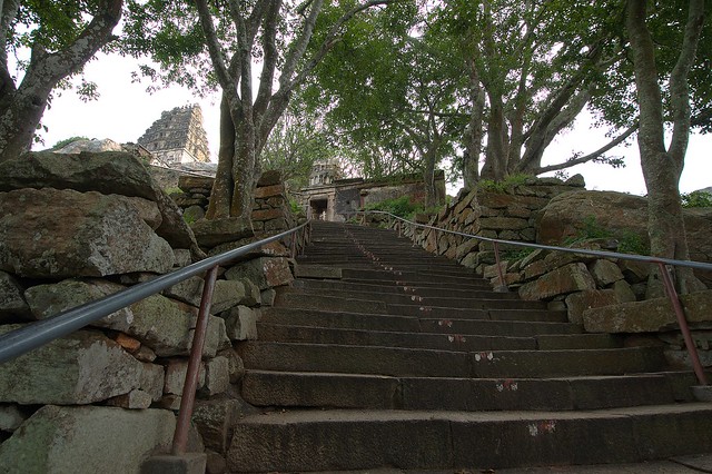 Steps to the temple