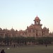 30 million rupees restoration work for few cracks of antique Islamia College, right hand three restored domes are of very light colour and they are uneven and showing bulges