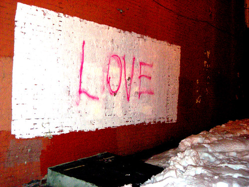 love graffiti in Geogetown