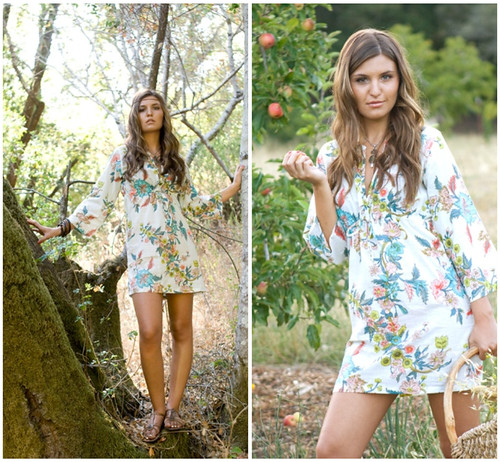 Tunic Dress/Top. Beckoning Creatures. by Plum Pretty Sugar 
Loungerie.