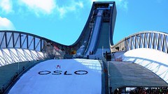 Oslo Holmenkollen Ski Jump preparing for OSL2011 #3