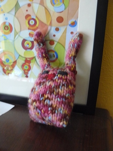 bunny at home by knitrn.