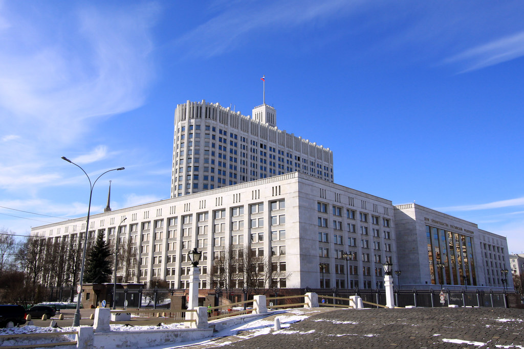 : Weisses Haus, Regierungssitz von Russland in Moskau-6
