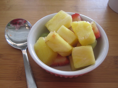 Fruit salad from bistro lunch