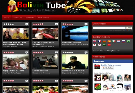 Bolivia Tube : Videoblogic de los Bolivianos