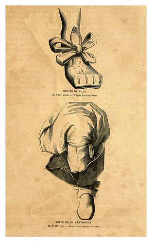 008 Calzado del siglo XVII-2-Histoire de la chaussure depuis l'antiquité-1862- Paul Lacroix y Alphonse Duchesne
