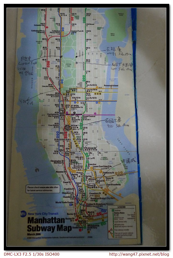 20100407-56曼哈頓地鐵圖
