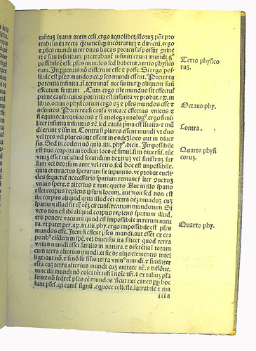 Page of Text with Variant Signature from 'Expositio Super Auctorem Spherae'