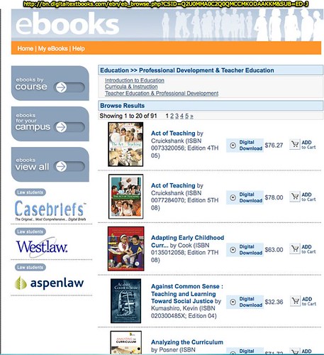 eBooks on bn,digitaltextbooks.com