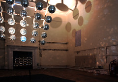Mirror Ball Array Shadow Room - Brian Eno Speaker Flowers Sound Installation at Marlborough House