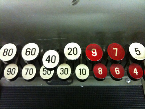 number buttons