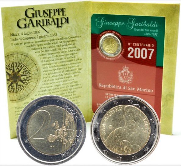 2 Euro San Marino 2006, Giuseppe Garibaldi