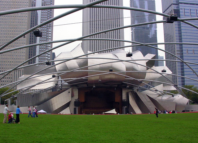 USA-593 CHICAGO Jay Pritzker Pavilion 芝加哥