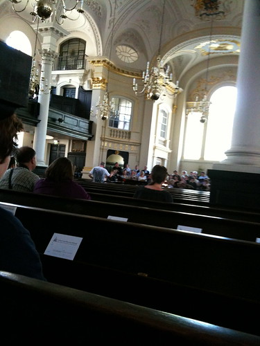 Rehearsal at St-Martin-in-the-fields