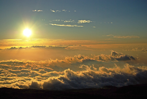 フリー写真素材|自然・風景|空|雲|夕日・夕焼け・日没|ハワイ州|