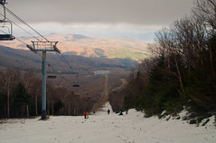 View of the ski slope at Sugar Bush