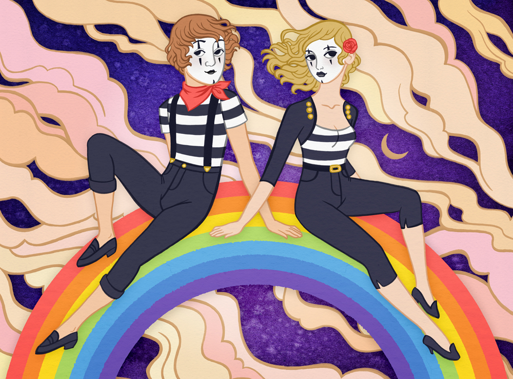 Mimes Upon a Rainbow