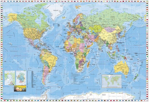 World Map UK