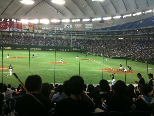 東京ドーム野球感染