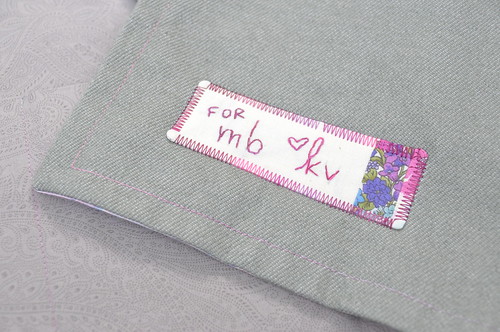 Embroidered Patchwork Label