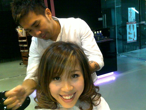 Hairstylist Edward Tang prep for Compass dinner