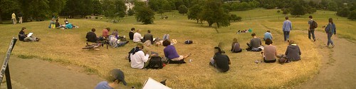 Our crowd at Primrose Hill