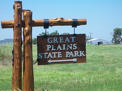 Great Plains State Park Sign