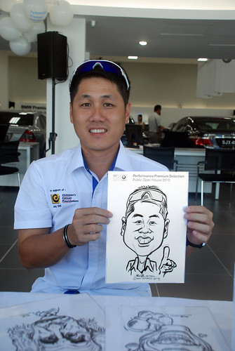 Caricature live sketching for Performance Premium Selection BMW - Day 2 - 15