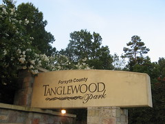 Tanglewood Park sign