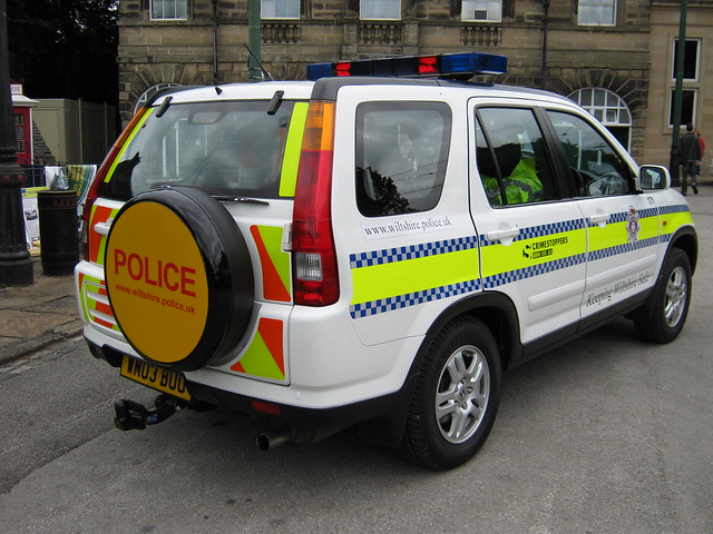 2003 car honda police august wiltshire crv constabulary 1998cc wm03buu