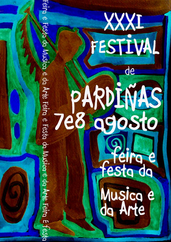 Festival de Pardiñas 2010 - 31ª edición - agosto - cartel de Rita Galeotte
