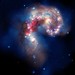 Large Image: Galaxies Collide in the Antennae Galaxies (NASA, Chandra, Hubble, Spitzer, 08/05/10) by NASA's Marshall Space Flight Center