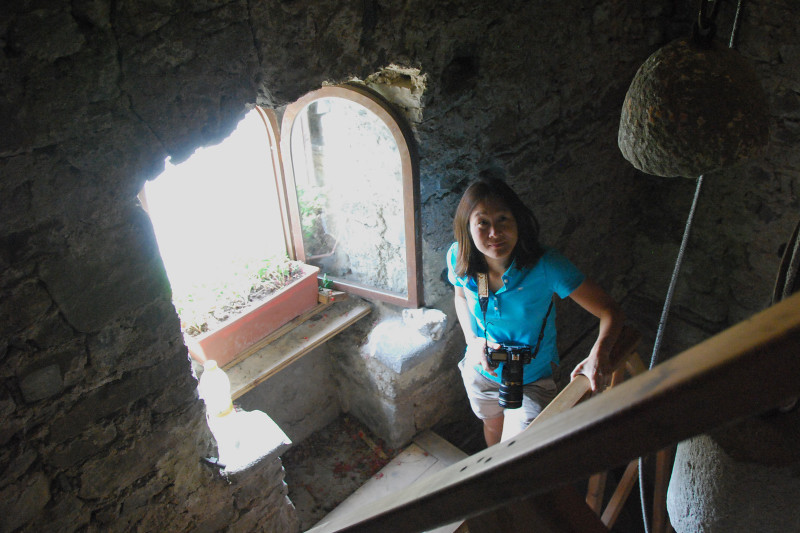 Heading Up The Bell Tower