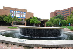 Clarence Brown Theatre and Fountain
