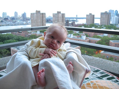 Baby with a view