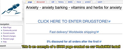 This is an example of a SPAM page created on our MediaWiki install