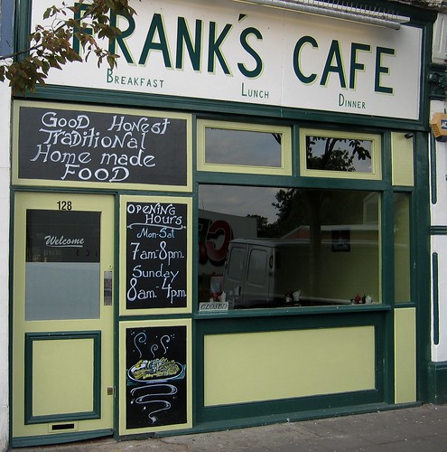 Acton, Churchfield Road, W3 Frank's Cafe