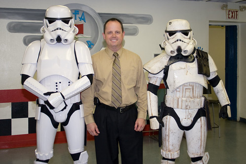 Stormtroopers and Principal Sharp