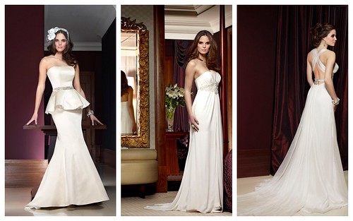 Models in Bridal Style Dresses by Caroline Castigliano