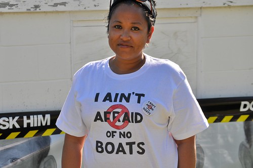 I ain't afraid of no boats!