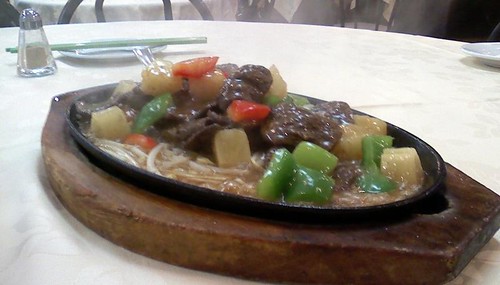 Veggie Beef in Satay Sauce